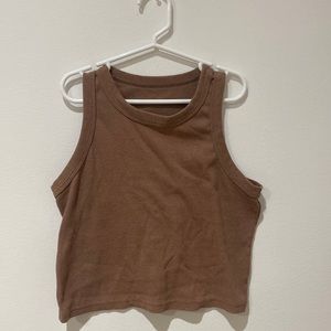 Amazon, S-M size, Brown, Tank too, Crop top